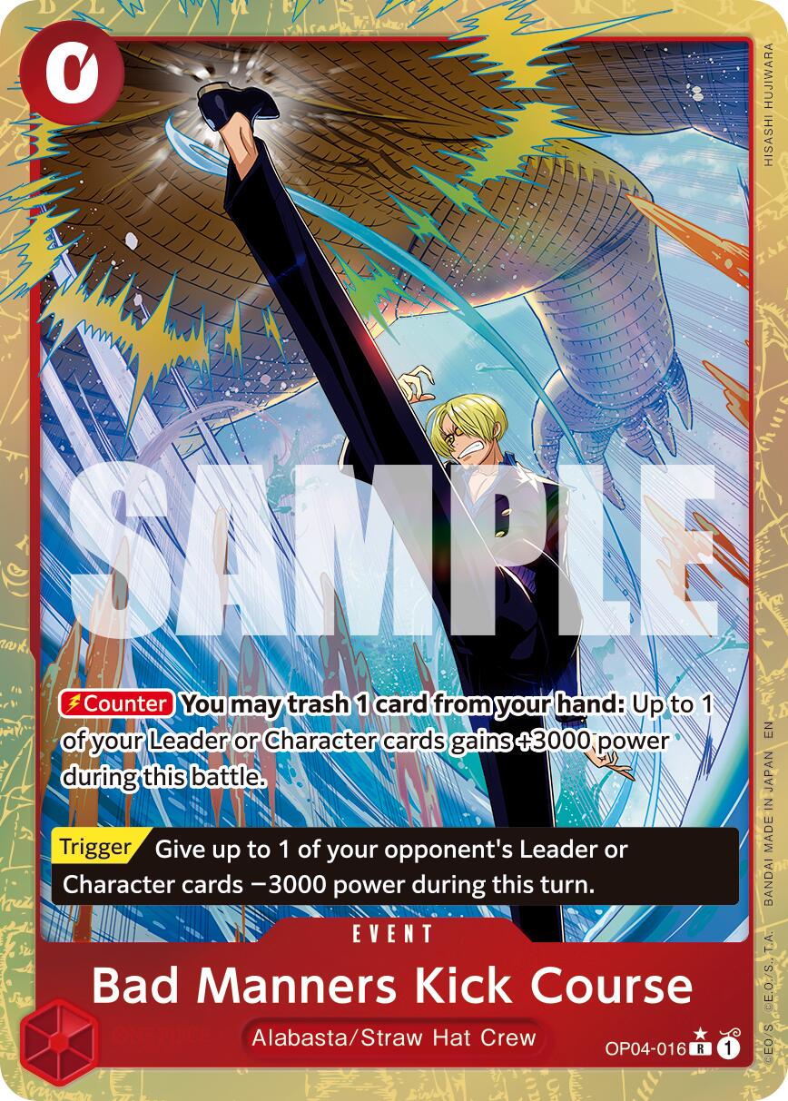 Image of Bad Manners Kick Course (Alternate Art) [Premium Booster -The Best- Vol. 2]