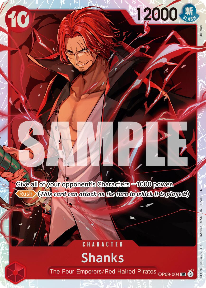 Image of Shanks (OP09-004) (Reprint) [Premium Booster -The Best- Vol. 2]