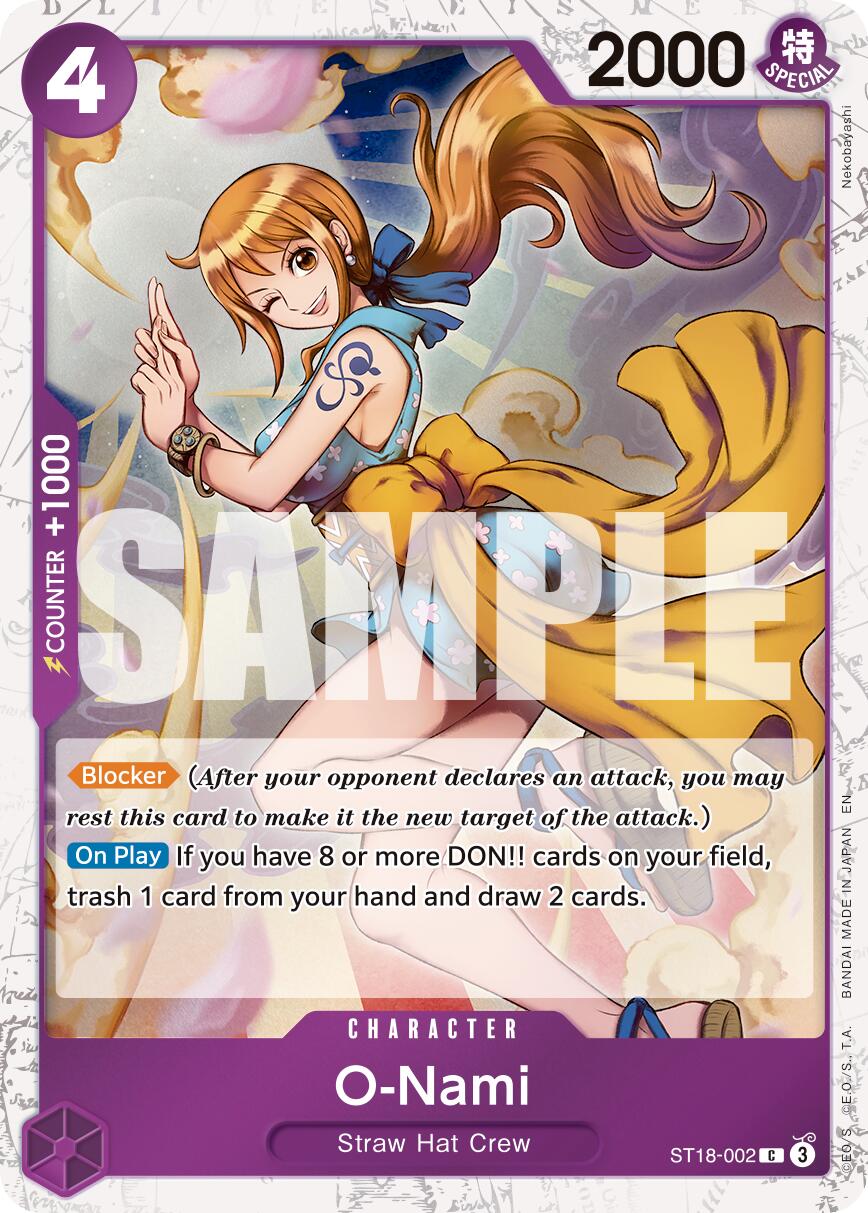 Image of O-Nami (Pirate Foil) [Premium Booster -The Best- Vol. 2]