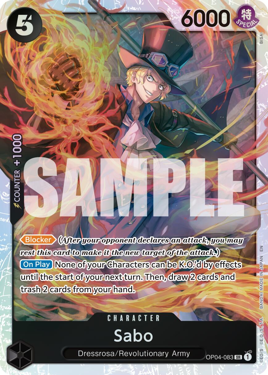 Image of Sabo (OP04-083) (Reprint) [Premium Booster -The Best- Vol. 2]