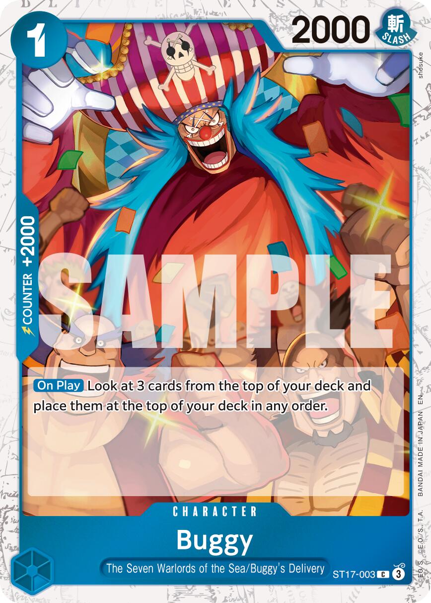 Image of Buggy (ST17-003) (Pirate Foil) [Premium Booster -The Best- Vol. 2]