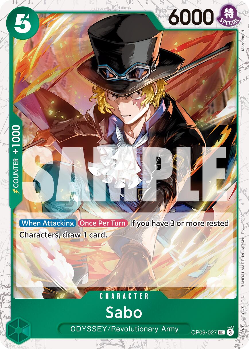 Image of Sabo (OP09-027) (Pirate Foil) [Premium Booster -The Best- Vol. 2]