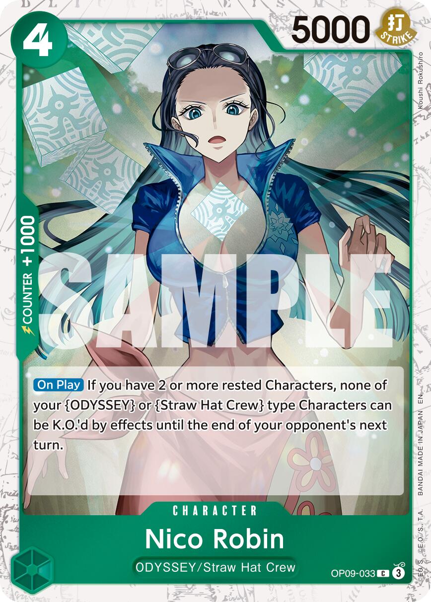 Image of Nico Robin (OP09-033) (Pirate Foil) [Premium Booster -The Best- Vol. 2]