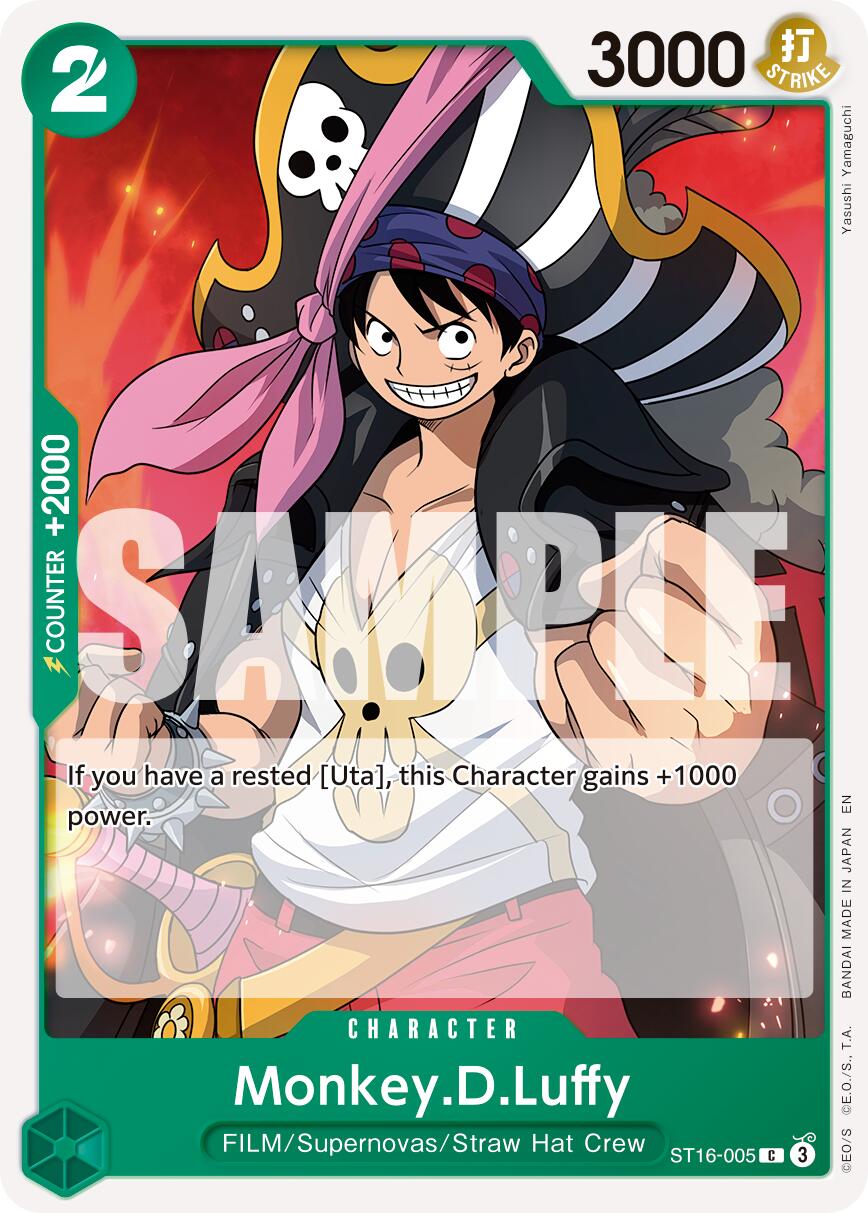 Image of Monkey.D.Luffy (ST16-005) (Reprint) [Premium Booster -The Best- Vol. 2]