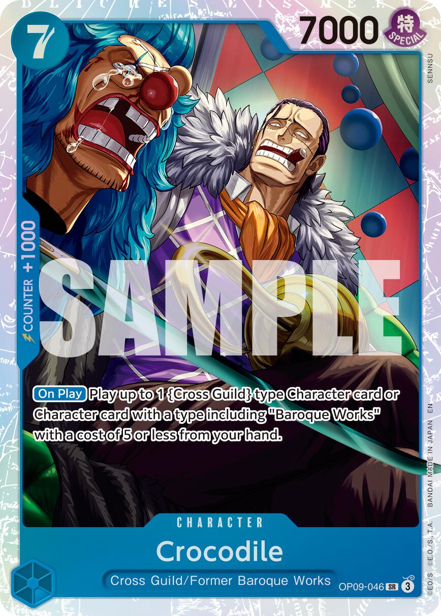 Image of Crocodile (OP09-046) (Reprint) [Premium Booster -The Best- Vol. 2]
