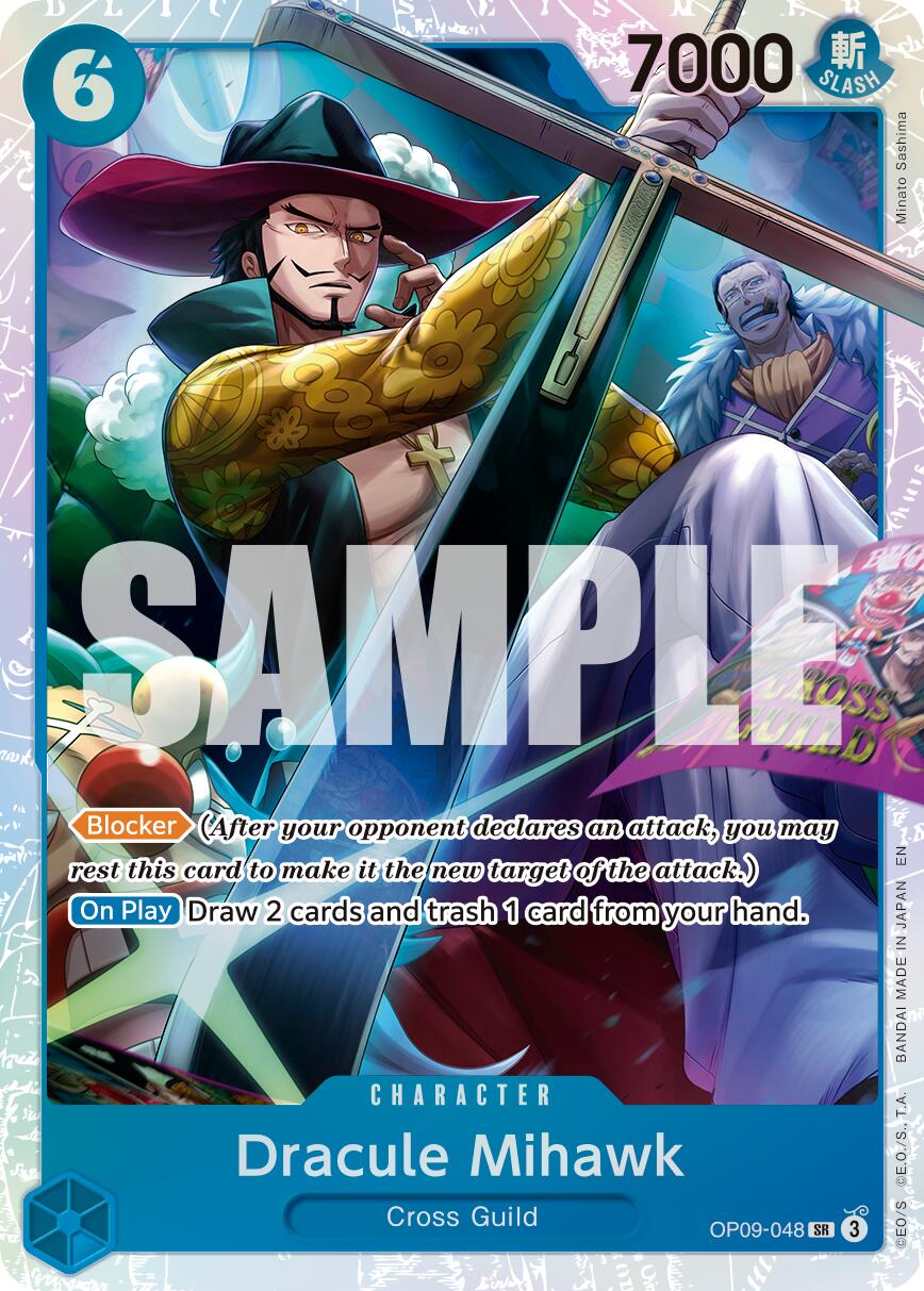 Image of Dracule Mihawk (OP09-048) (Reprint) [Premium Booster -The Best- Vol. 2]