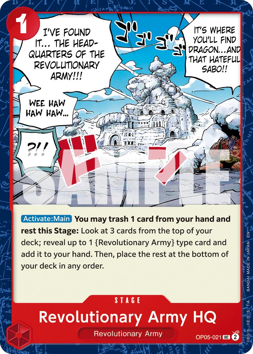 Image of Revolutionary Army HQ (Reprint) [Premium Booster -The Best- Vol. 2]
