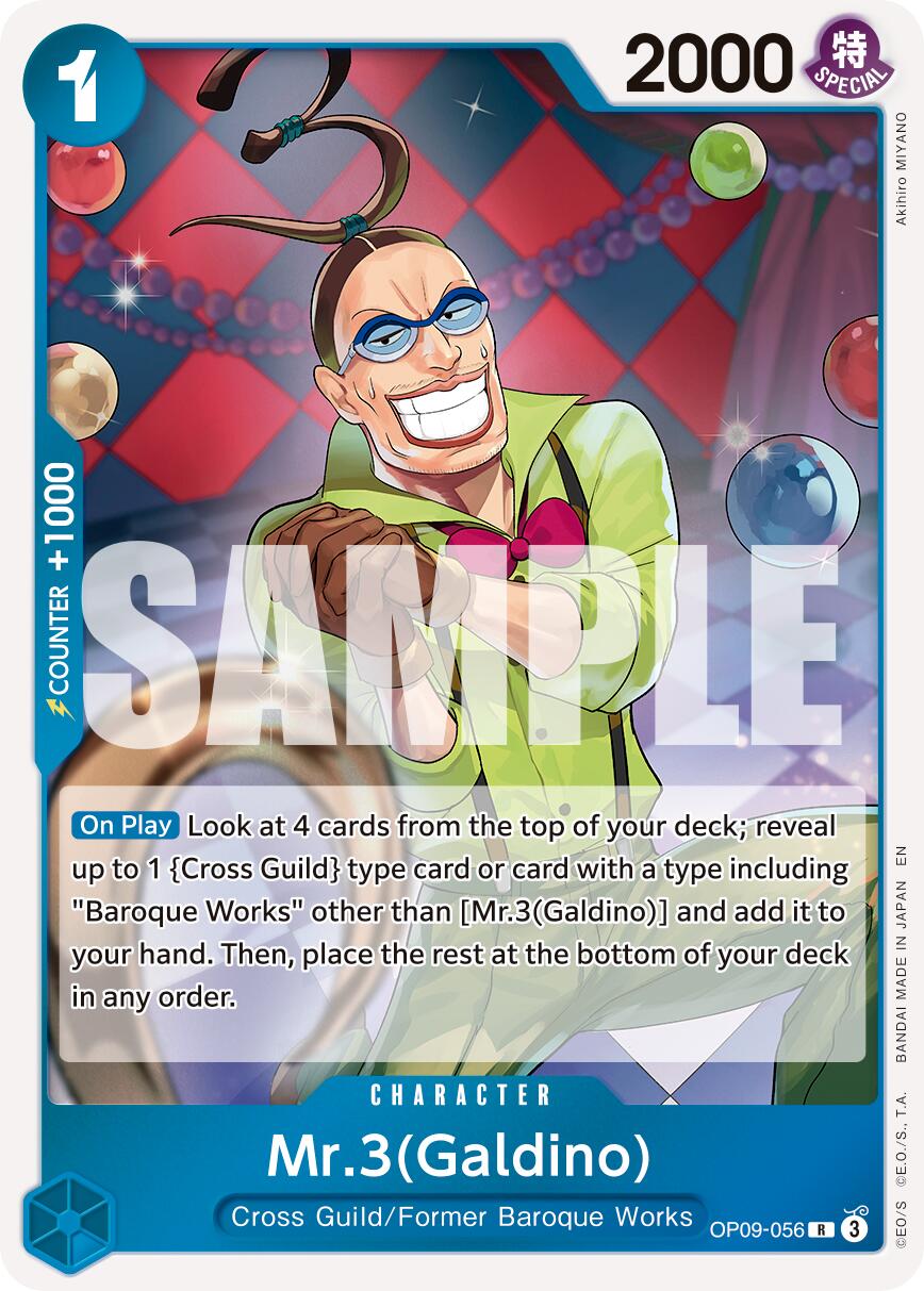 Image of Mr.3(Galdino) (OP09-056) (Reprint) [Premium Booster -The Best- Vol. 2]