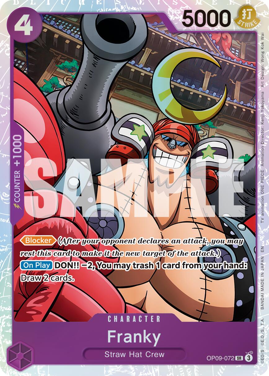 Image of Franky (OP09-072) (Reprint) [Premium Booster -The Best- Vol. 2]