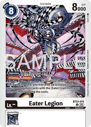 Image of Eater Legion [BT23-074] [Hackers' Slumber]