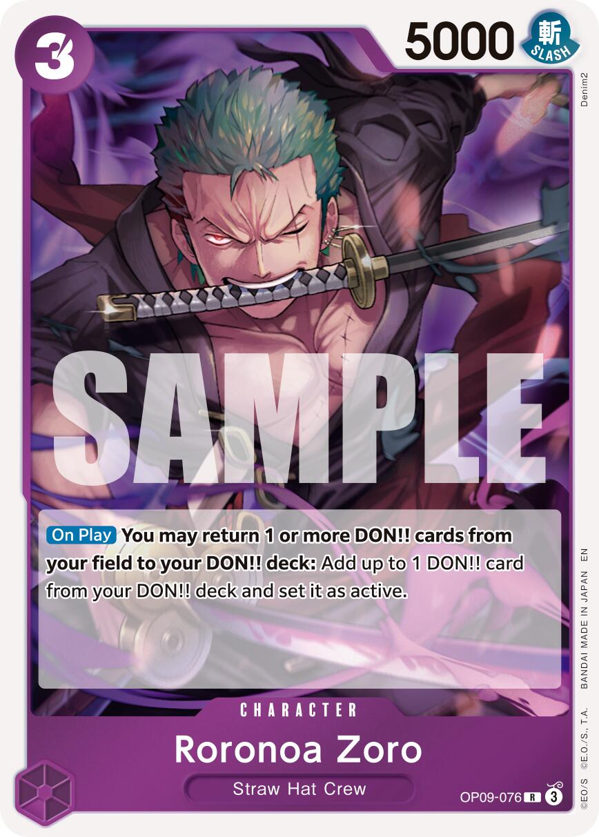 Image of Roronoa Zoro (OP09-076) [Premium Booster -The Best- Vol. 2]