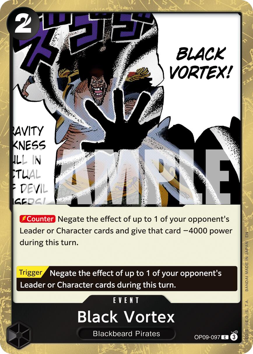 Image of Black Vortex (Pirate Foil) [Premium Booster -The Best- Vol. 2]