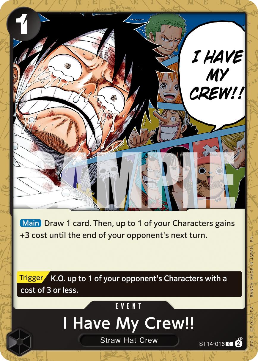 Image of I Have My Crew!! (Reprint) [Premium Booster -The Best- Vol. 2]