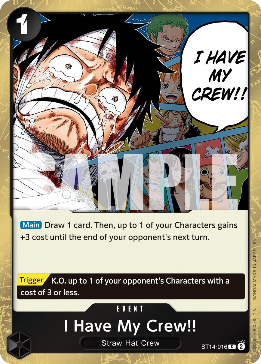 Image of I Have My Crew!! (Pirate Foil) [Premium Booster -The Best- Vol. 2]