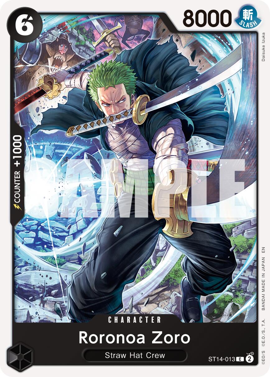 Image of Roronoa Zoro (ST14-013) (Reprint) [Premium Booster -The Best- Vol. 2]
