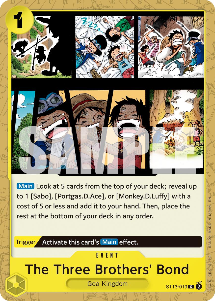 Image of The Three Brothers' Bond (Reprint) [Premium Booster -The Best- Vol. 2]
