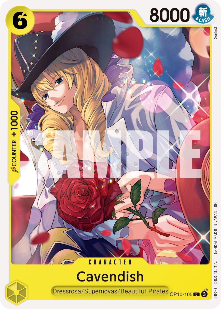 Image of Cavendish (OP10-105) (Reprint) [Premium Booster -The Best- Vol. 2]