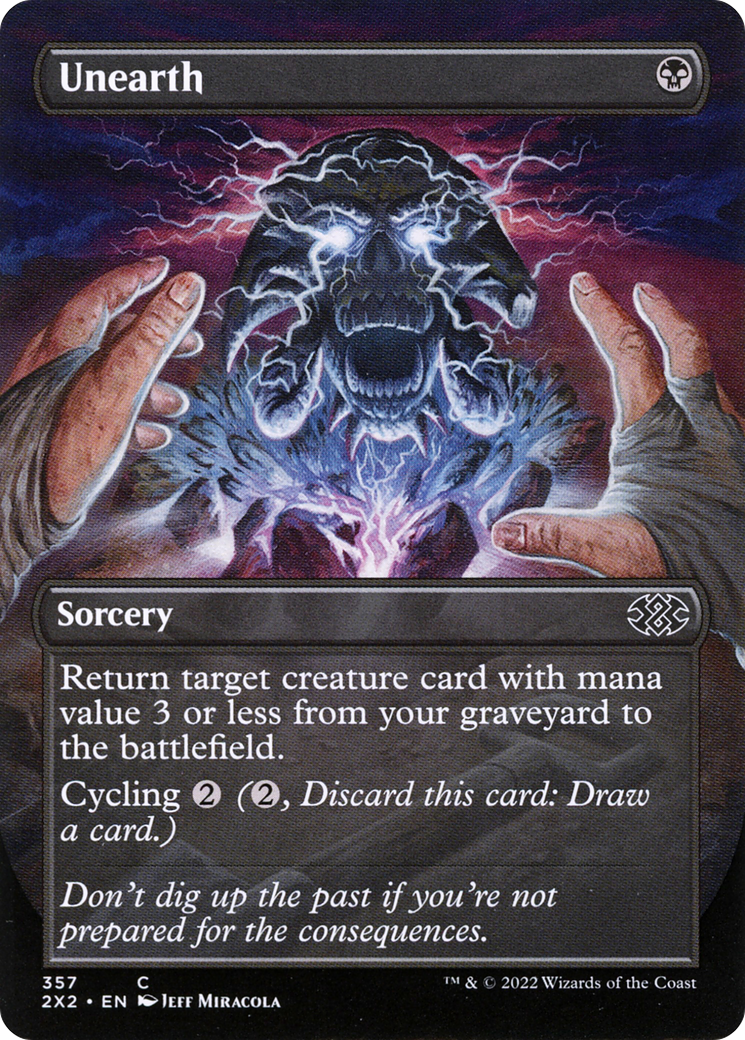 Image of Unearth (Borderless Alternate Art) [Double Masters 2022]
