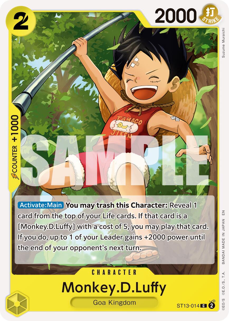 Image of Monkey.D.Luffy (ST13-014) (Reprint) [Premium Booster -The Best- Vol. 2]