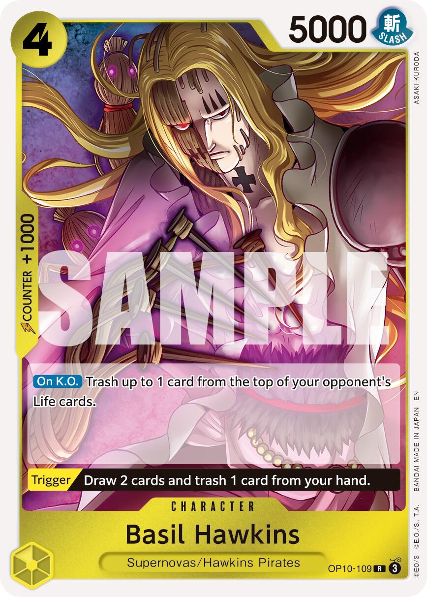 Image of Basil Hawkins (OP10-109) (Reprint) [Premium Booster -The Best- Vol. 2]
