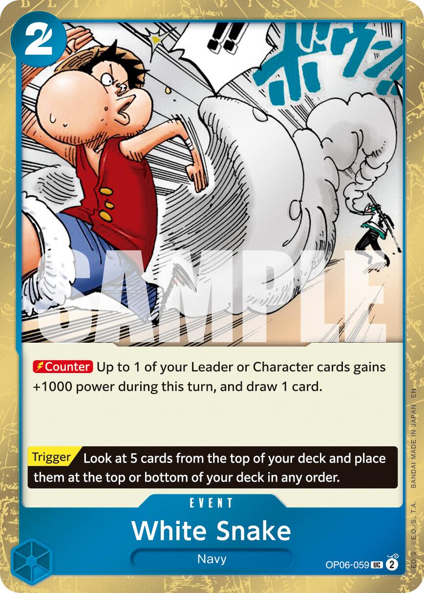 Image of White Snake (Pirate Foil) [Premium Booster -The Best- Vol. 2]