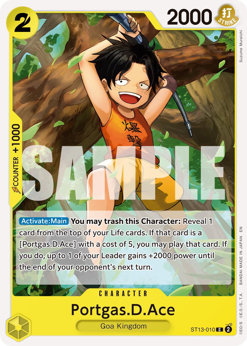 Image of Portgas.D.Ace (ST13-010) (Reprint) [Premium Booster -The Best- Vol. 2]