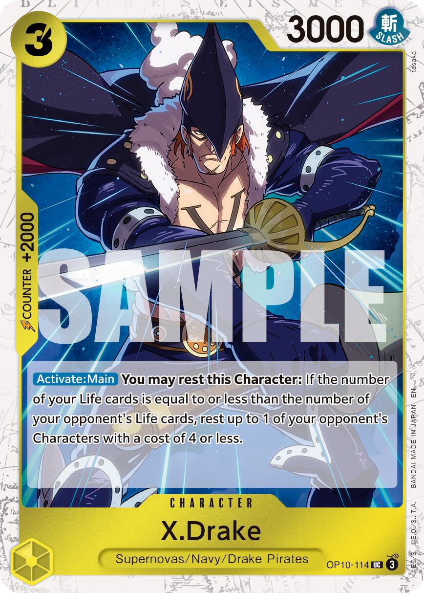 Image of X.Drake (Pirate Foil) [Premium Booster -The Best- Vol. 2]