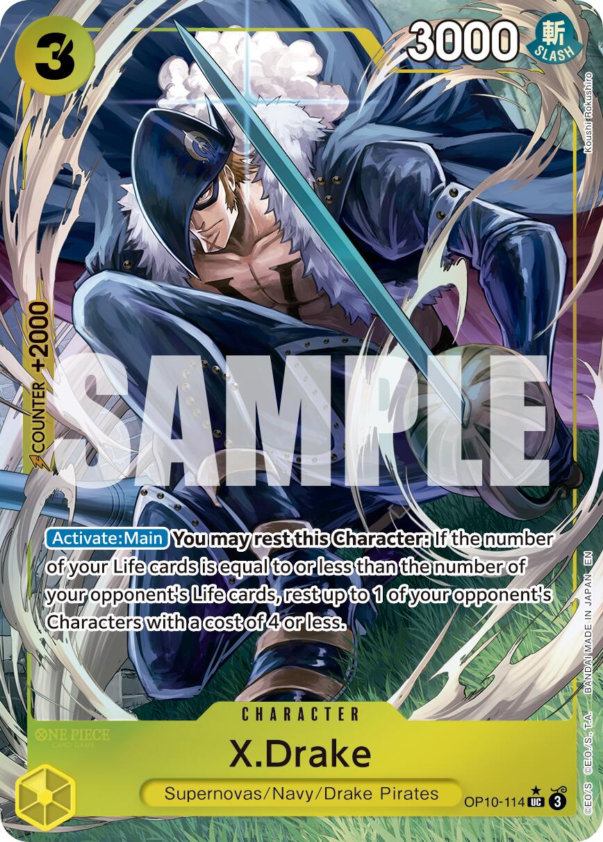 Image of X.Drake (Alternate Art) [Premium Booster -The Best- Vol. 2]