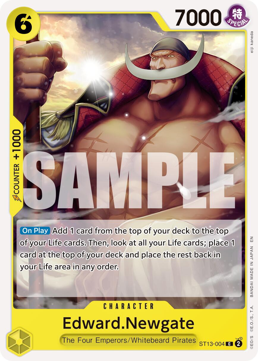 Image of Edward.Newgate (ST13-004) (Reprint) [Premium Booster -The Best- Vol. 2]