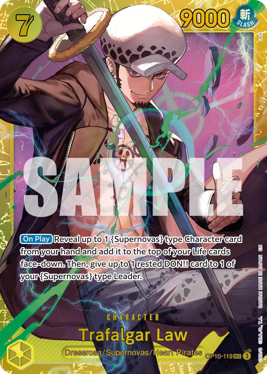 Image of Trafalgar Law (OP10-119) (Reprint) [Premium Booster -The Best- Vol. 2]