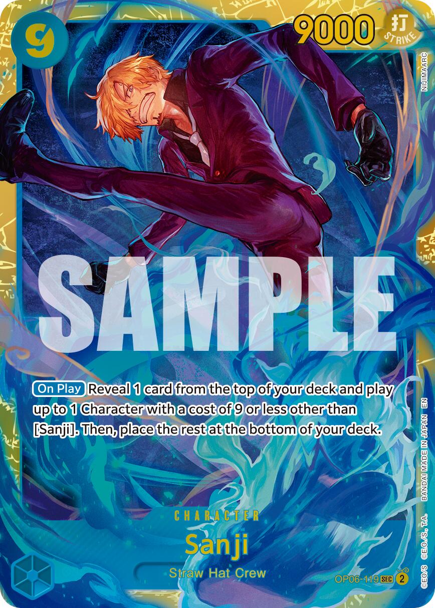 Image of Sanji (OP06-119) (Reprint) [Premium Booster -The Best- Vol. 2]