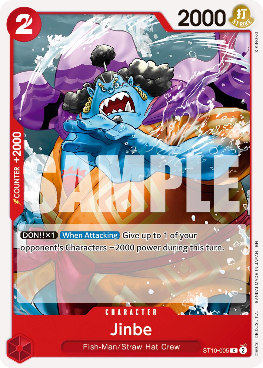 Image of Jinbe (ST10-005) (Reprint) [Premium Booster -The Best- Vol. 2]