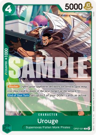 Image of Urouge (Reprint) (OP07-021) - Premium Booster -The Best- Vol. 2 Foil
