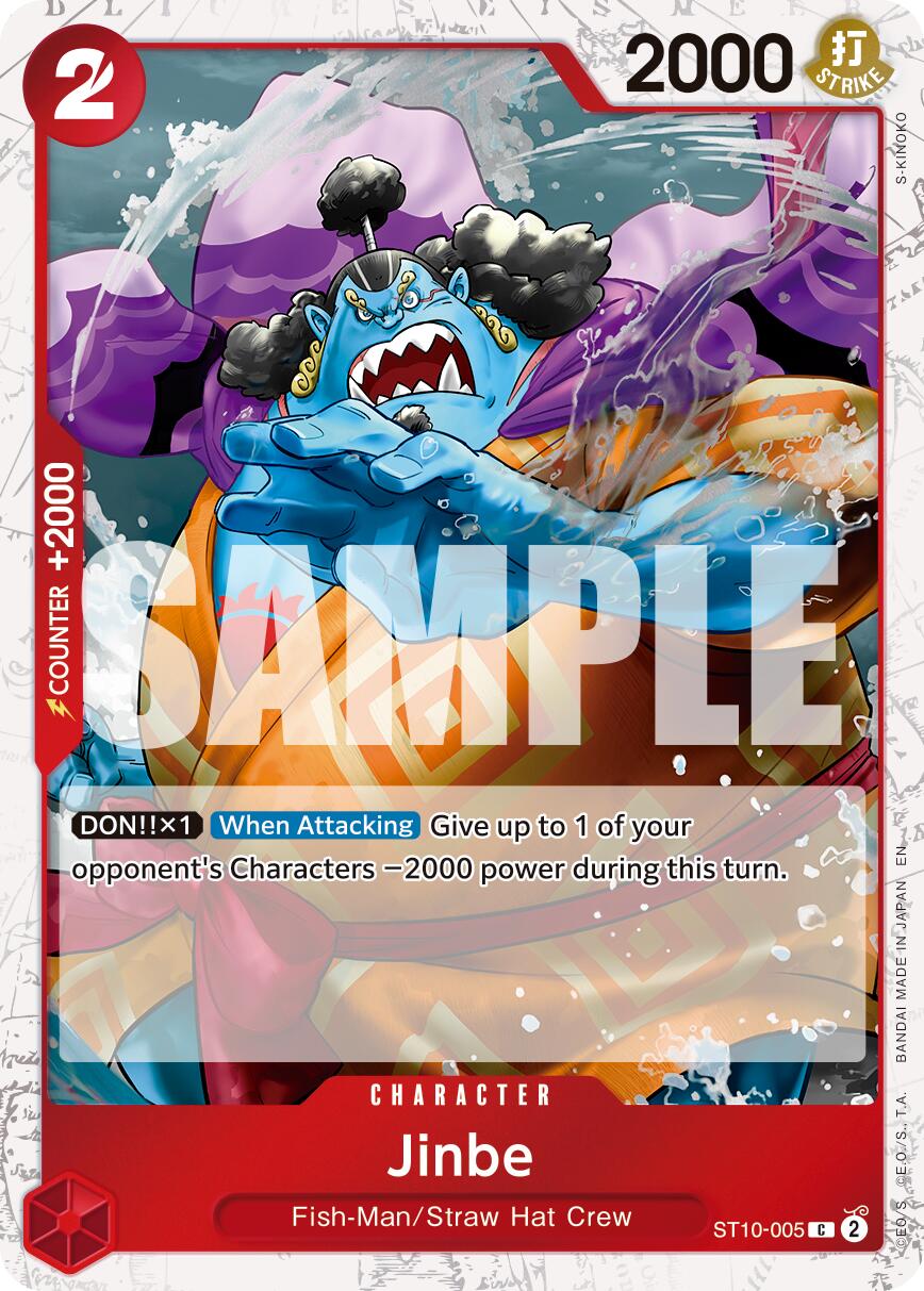 Image of Jinbe (ST10-005) (Pirate Foil) [Premium Booster -The Best- Vol. 2]