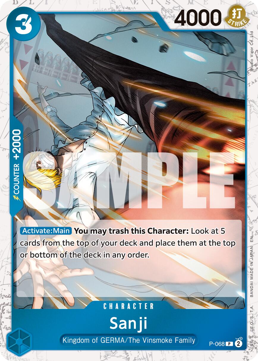 Image of Sanji (P-068) (Pirate Foil) [Premium Booster -The Best- Vol. 2]