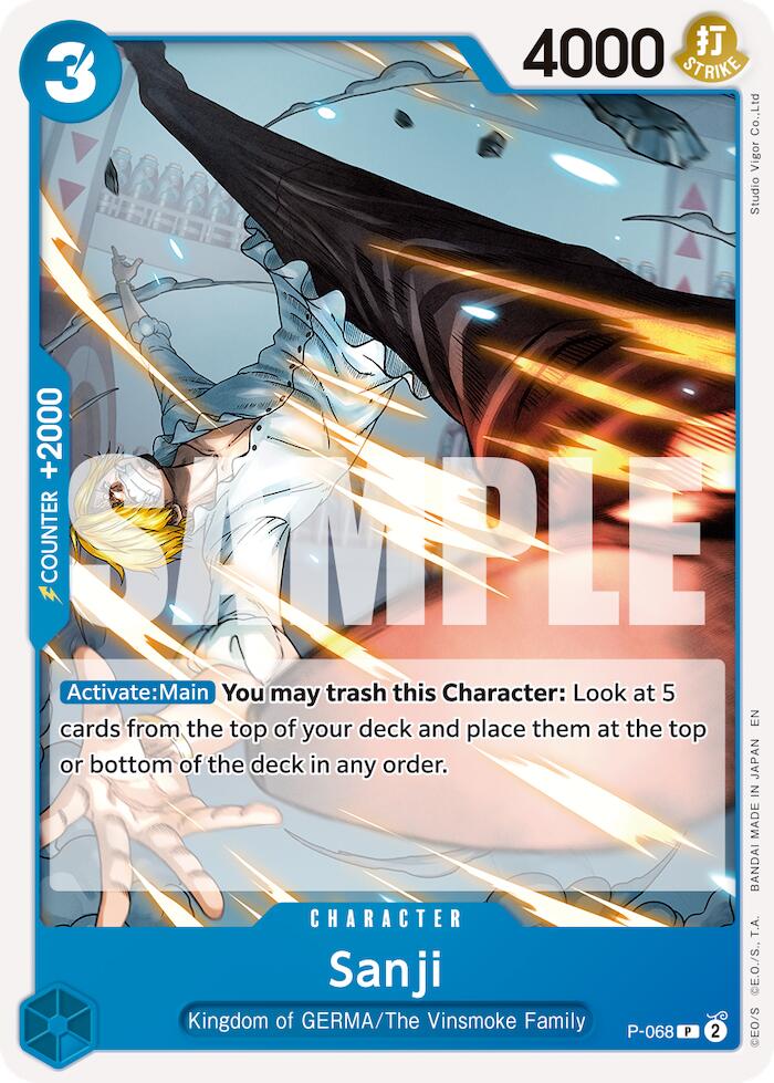 Image of Sanji (P-068) (Reprint) [Premium Booster -The Best- Vol. 2]