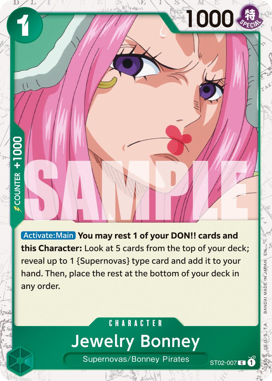 Image of Jewelry Bonney (ST02-007) (Pirate Foil) [Premium Booster -The Best- Vol. 2]
