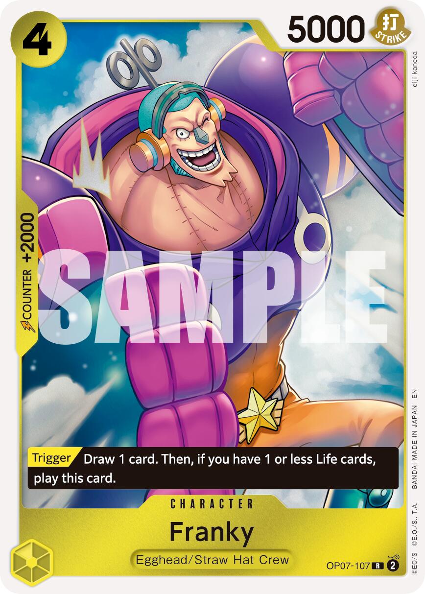 Image of Franky (OP07-107) (Reprint) [Premium Booster -The Best- Vol. 2]