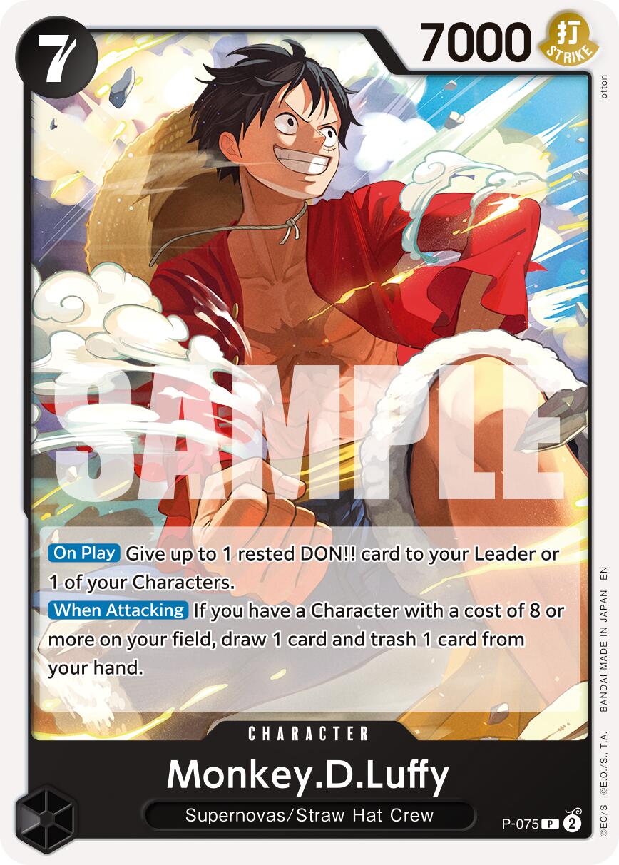 Image of Monkey.D.Luffy (P-075) (Reprint) [Premium Booster -The Best- Vol. 2]