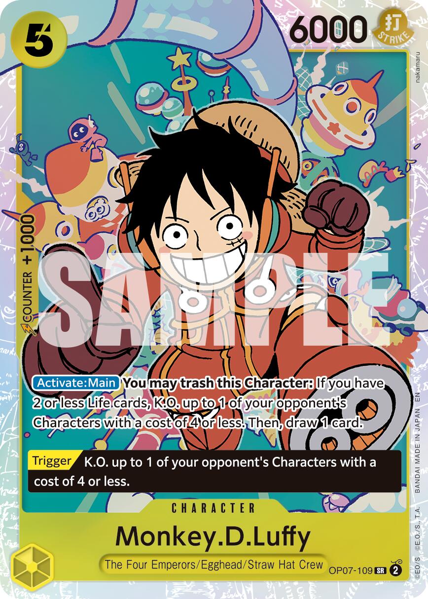 Image of Monkey.D.Luffy (OP07-109) (Reprint) [Premium Booster -The Best- Vol. 2]