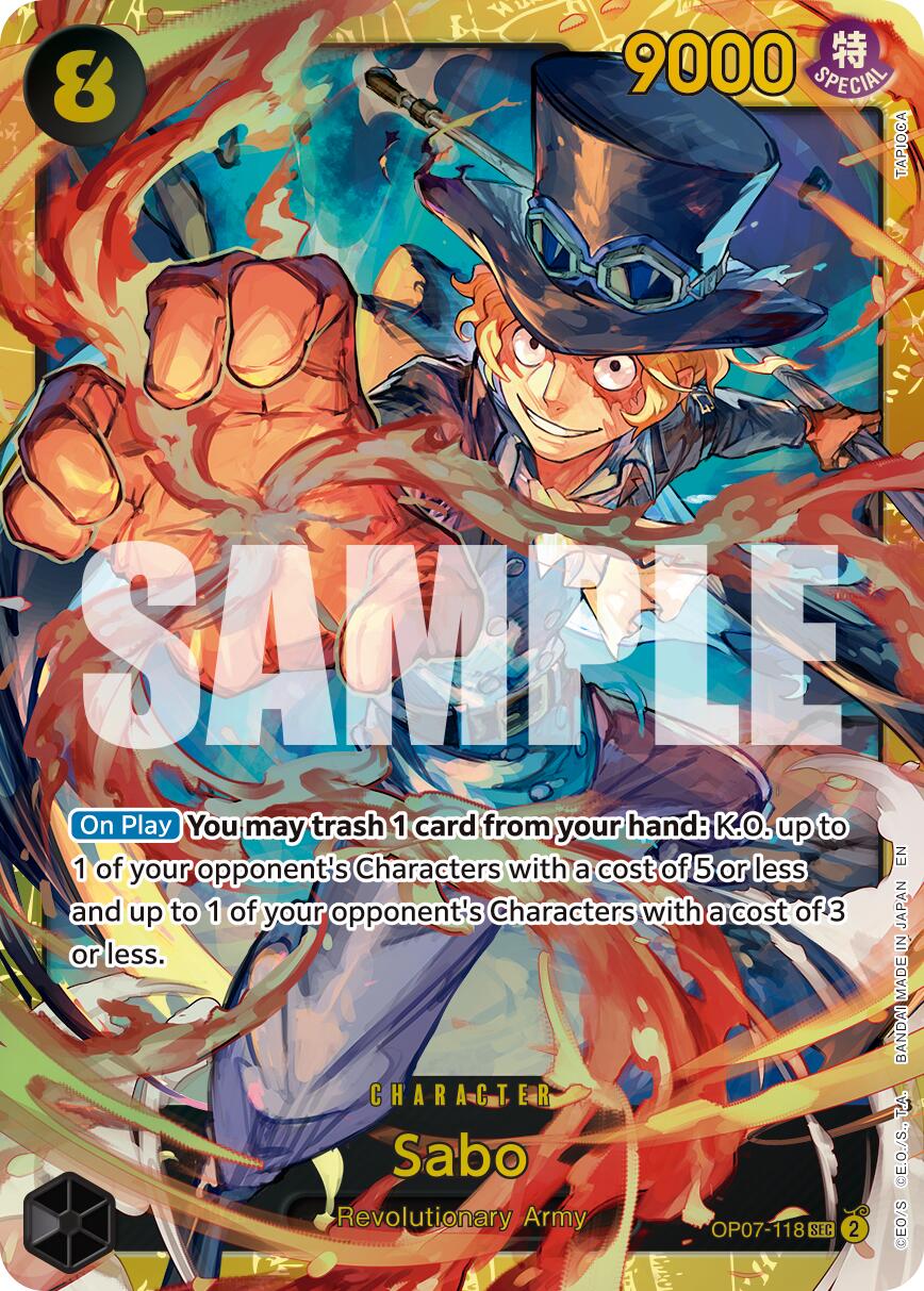 Image of Sabo (OP07-118) (Reprint) [Premium Booster -The Best- Vol. 2]