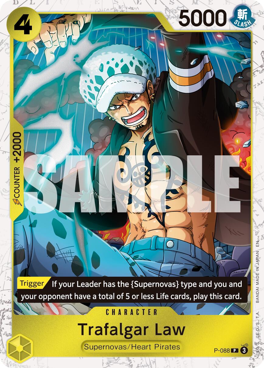 Image of Trafalgar Law (P-088) (Pirate Foil) [Premium Booster -The Best- Vol. 2]