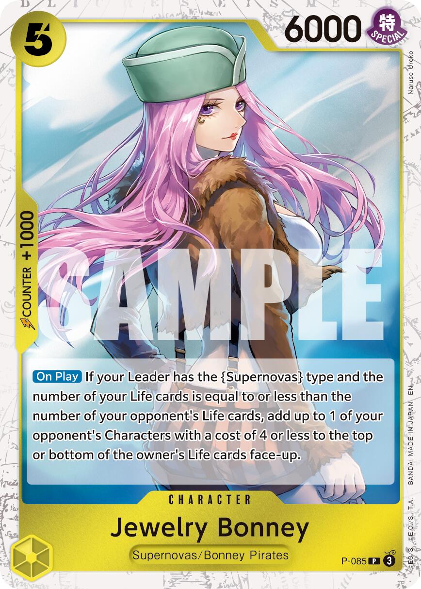 Image of Jewelry Bonney (P-085) (Pirate Foil) [Premium Booster -The Best- Vol. 2]