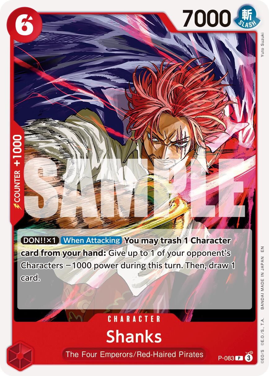 Image of Shanks (P-083) (Reprint) [Premium Booster -The Best- Vol. 2]