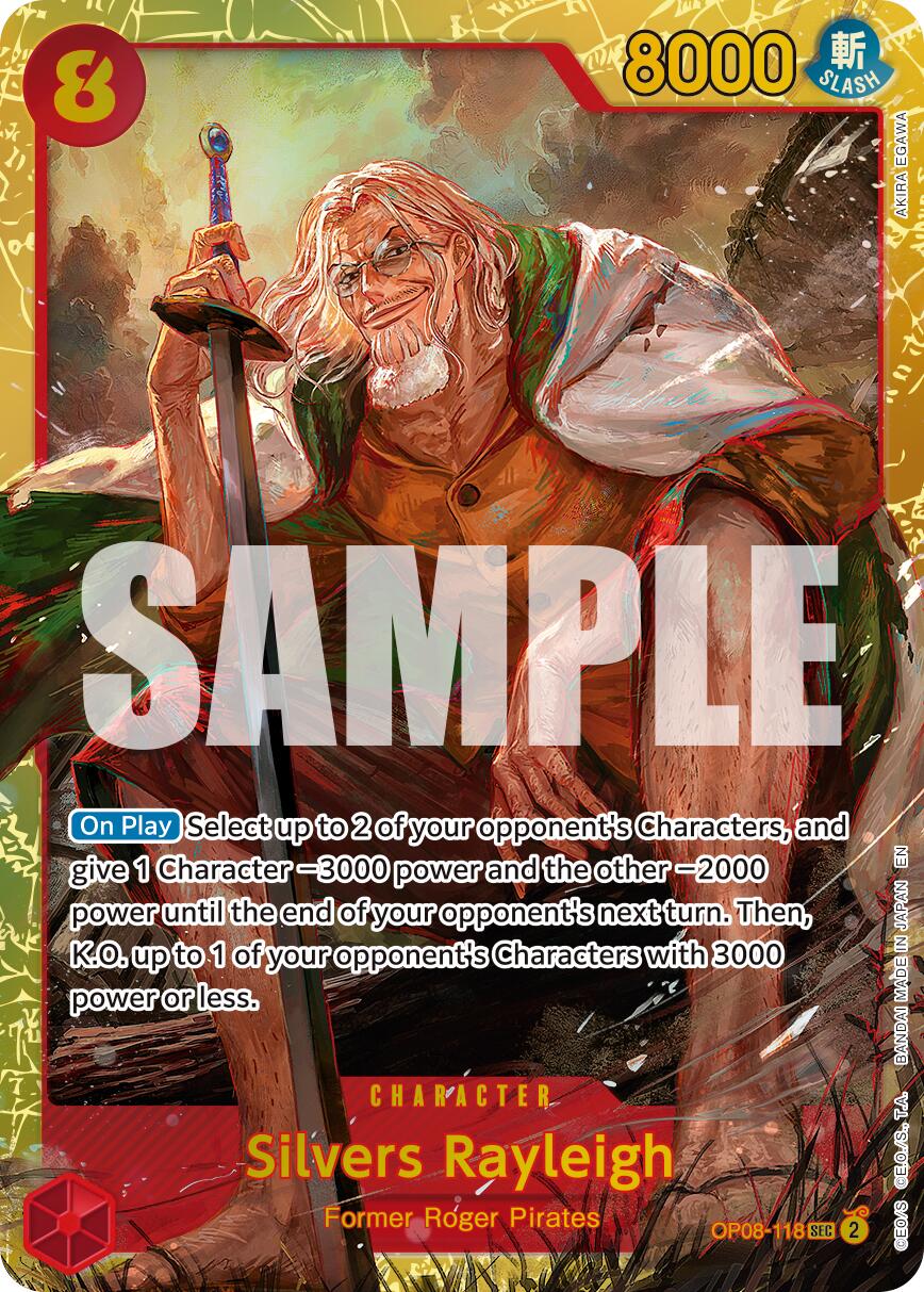 Image of Silvers Rayleigh (OP08-118) (Reprint) [Premium Booster -The Best- Vol. 2]