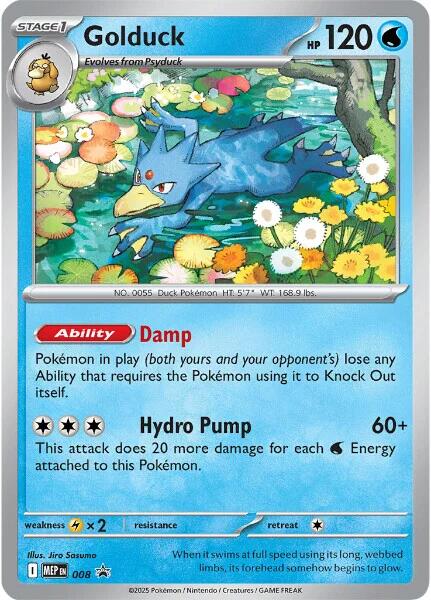 Image of Golduck (008) [Mega Evolution Promo]