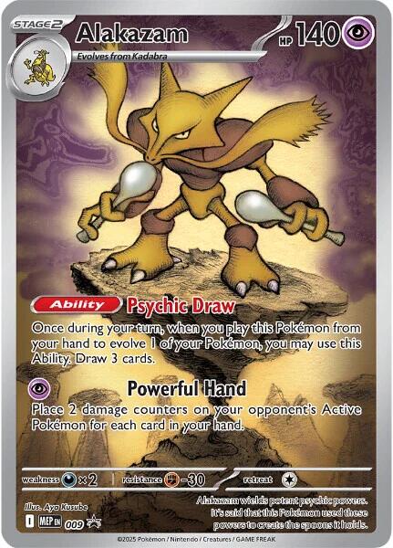 Image of Alakazam (009) [Mega Evolution Promo]