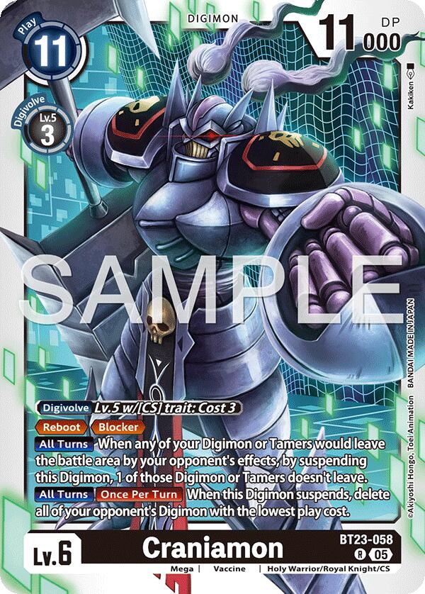Image of Craniamon [BT23-058] [Hackers' Slumber]