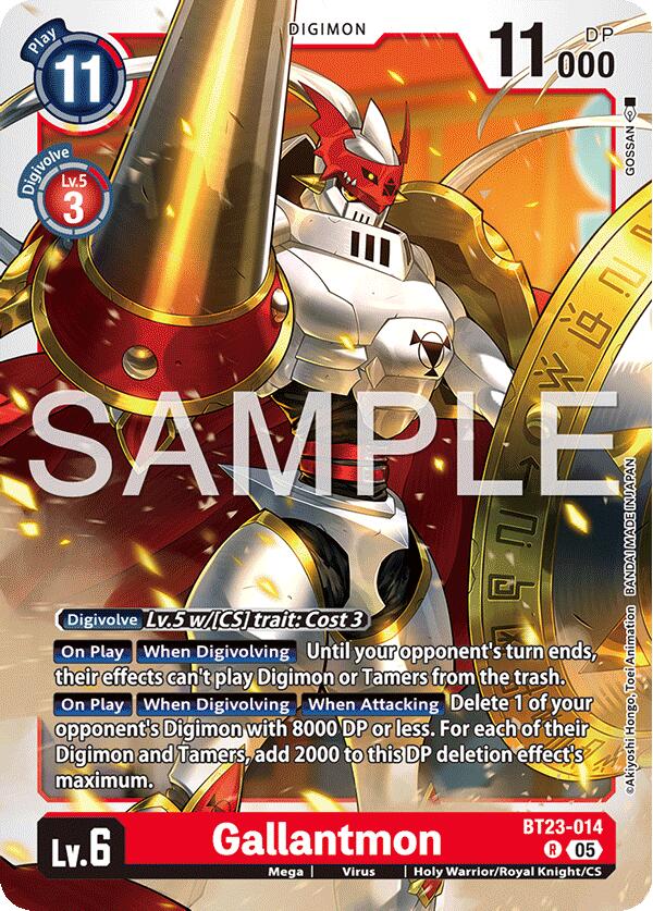 Image of Gallantmon [BT23-014] [Hackers' Slumber]