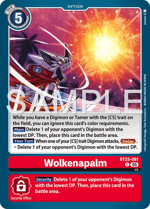 Image of Wolkenapalm [BT23-091] [Hackers' Slumber]
